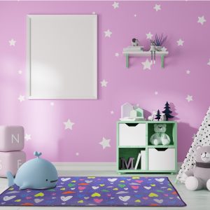 Tapete infantil Corazones