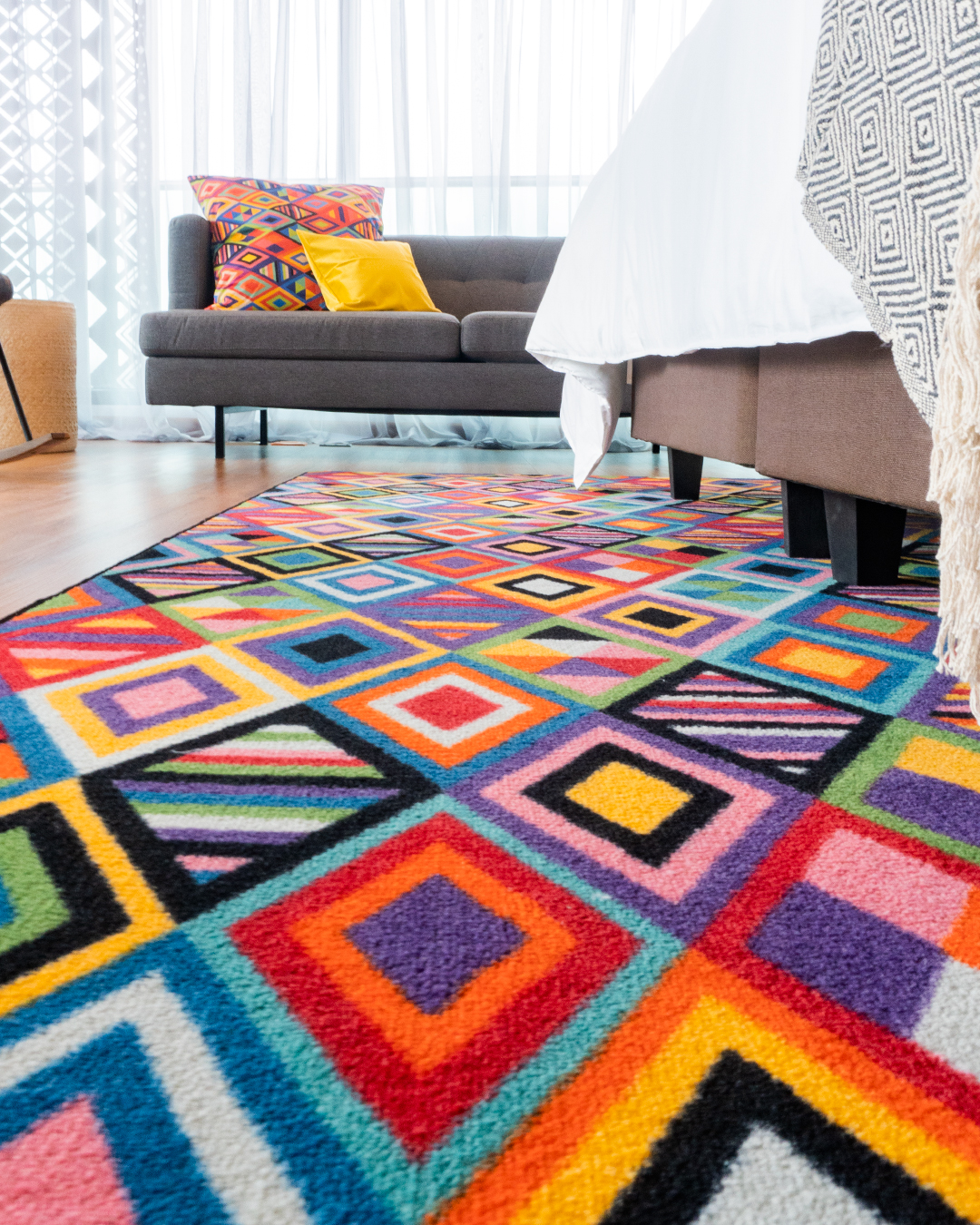 Diseño sostenible de la línea Ecofonvolution en alfombras personalizadas