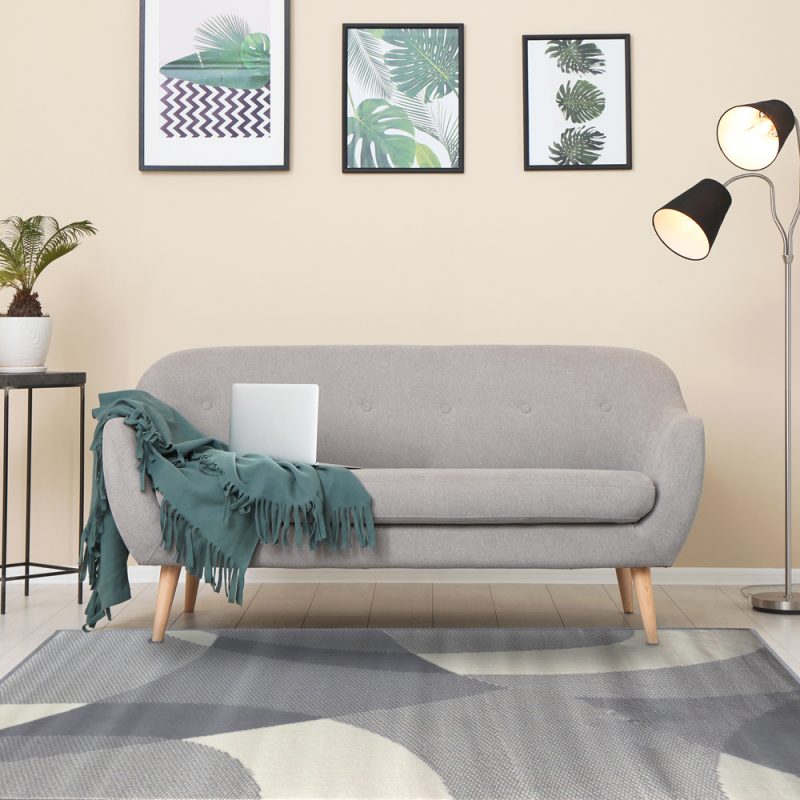 Tapete Shiraz Forms Gris