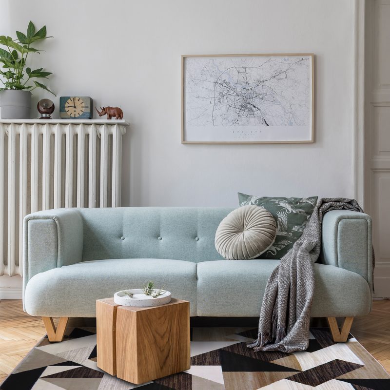 Tapete Level Geometric Brown