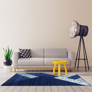 Tapete Shiraz Geometric Azul