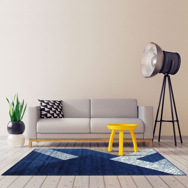 Tapete Shiraz Geometric Azul