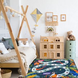 Tapete Infantil Zoo Escalera