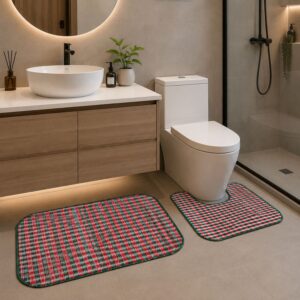JUEGO DE BAÑO NAVIDAD NATURAL 2 PIEZAS
